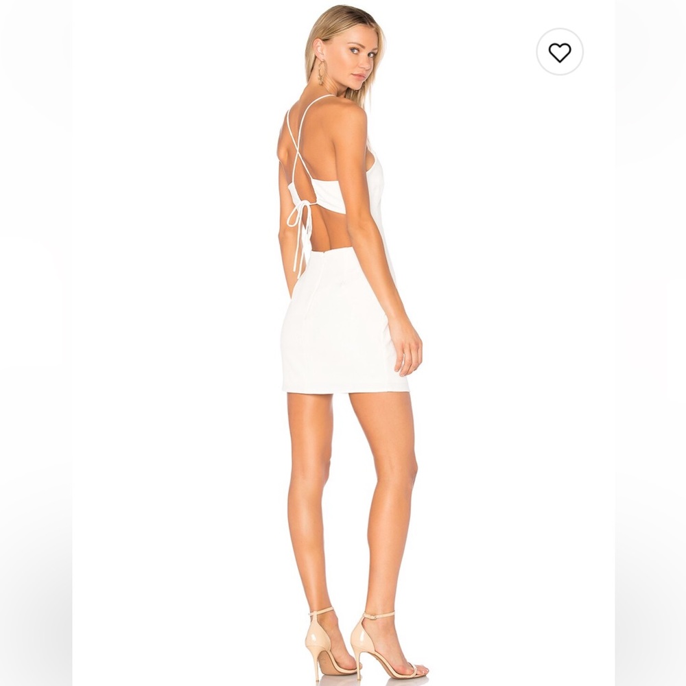 NBD White Mini Dress - perfect for bachelorettes!